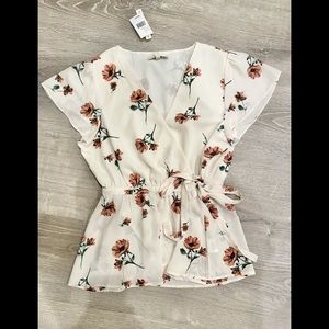 June & Hudson Wrap Top